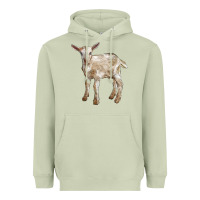 Matcha Baby Saanen Goat Heavyweight Hoodie - LillyAllenDesigns