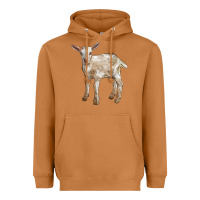 Meerkat Baby Saanen Goat Heavyweight Hoodie - LillyAllenDesigns