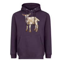 Plum Baby Saanen Goat Heavyweight Hoodie - LillyAllenDesigns