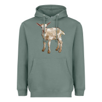Sage Baby Saanen Goat Heavyweight Hoodie - LillyAllenDesigns