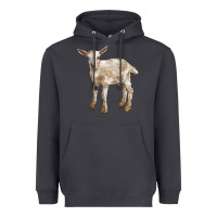 Smoke Baby Saanen Goat Heavyweight Hoodie - LillyAllenDesigns