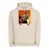 Pigment French Oak rooster topgun retro Urban Hoodie - lanVoArt