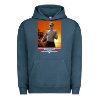 Pigment Midnight Navy rooster topgun retro Urban Hoodie - lanVoArt