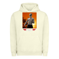 Pigment Pistachio rooster topgun retro Urban Hoodie - lanVoArt