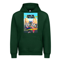 Forest Green white chicks Urban Hoodie - lanVoArt