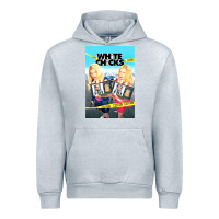 Heather Grey white chicks Urban Hoodie - lanVoArt