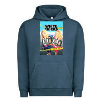 Pigment Midnight Navy white chicks Urban Hoodie - lanVoArt