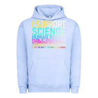 Pigment Grape Ice Hot Trend I Support Science Human Rights Public Education Urban Hoodie - lanVoArt
