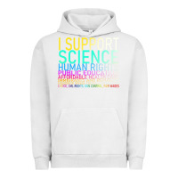 Pigment Lunar Rock Hot Trend I Support Science Human Rights Public Education Urban Hoodie - lanVoArt