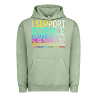 Pigment Oil Green Hot Trend I Support Science Human Rights Public Education Urban Hoodie - lanVoArt
