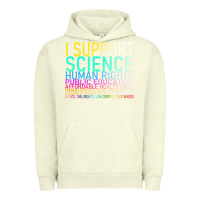 Pigment Pistachio Hot Trend I Support Science Human Rights Public Education Urban Hoodie - lanVoArt