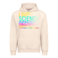 Sandshell Hot Trend I Support Science Human Rights Public Education Urban Hoodie - lanVoArt