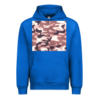 Cobalt milky camouflage Urban Hoodie - BarkalooDesign