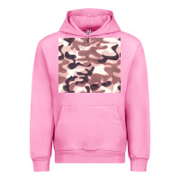 Fuchsia Pink milky camouflage Urban Hoodie - BarkalooDesign