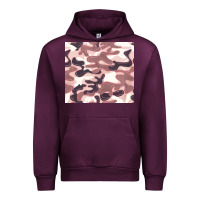 Mauve Wine milky camouflage Urban Hoodie - BarkalooDesign