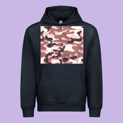 Milky Camouflage Urban Hoodie Designed By Barkaloodesign