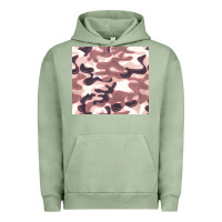 Pigment Oil Green milky camouflage Urban Hoodie - BarkalooDesign
