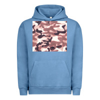 Pigment Pebble Blue milky camouflage Urban Hoodie - BarkalooDesign