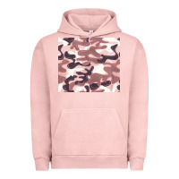 Pigment Salmon milky camouflage Urban Hoodie - BarkalooDesign