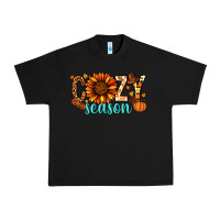 Black Cozy season Thanksgiving Urban Heavy Tee - NancyCooperArtShop