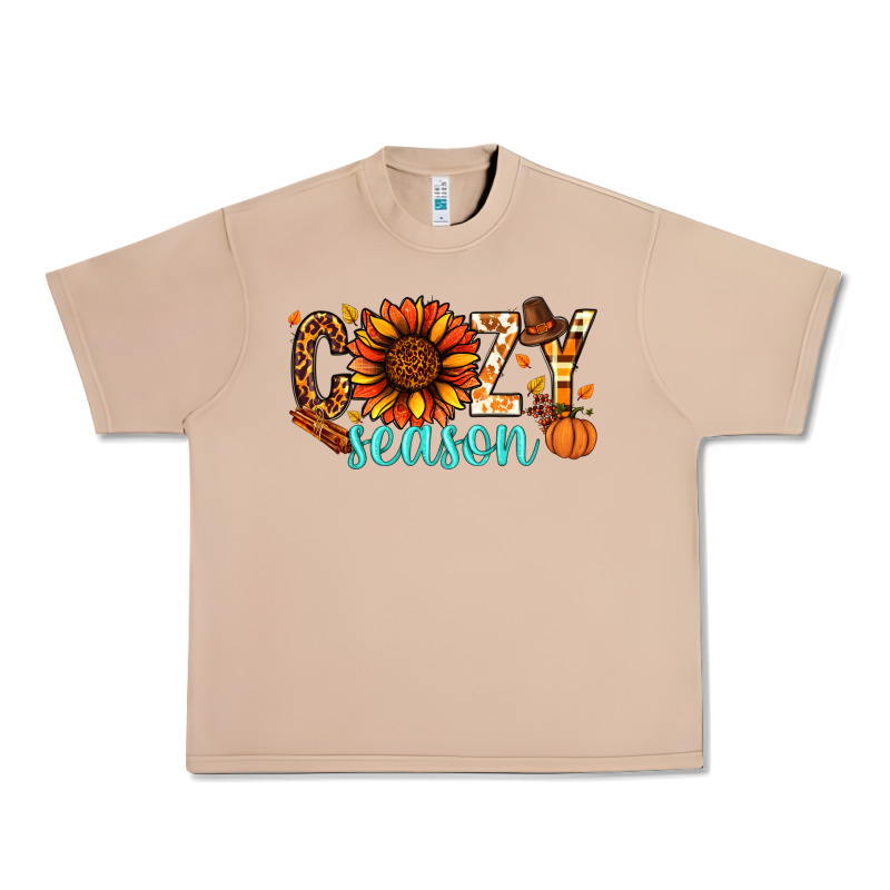 Cozy Season Thanksgiving Urban Heavy Tee by NancyCooperArtShop | Teevron