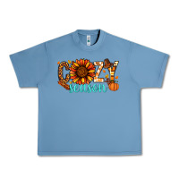 Pebble Blue Cozy season Thanksgiving Urban Heavy Tee - NancyCooperArtShop