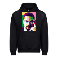 Black malcolm x Urban Hoodie - lanVoArt