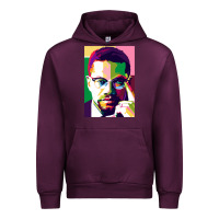 Mauve Wine malcolm x Urban Hoodie - lanVoArt