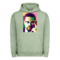 Pigment Oil Green malcolm x Urban Hoodie - lanVoArt
