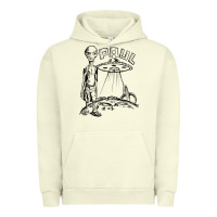 Pigment Pistachio the alien paul Urban Hoodie - lanVoArt