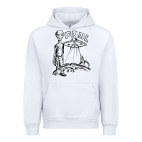 White the alien paul Urban Hoodie - lanVoArt