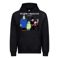 Black 60s milton the monster show characters and logotype Urban Hoodie - lanVoArt