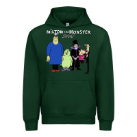 Forest Green 60s milton the monster show characters and logotype Urban Hoodie - lanVoArt