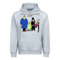 Heather Grey 60s milton the monster show characters and logotype Urban Hoodie - lanVoArt