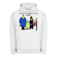 Pigment Lunar Rock 60s milton the monster show characters and logotype Urban Hoodie - lanVoArt