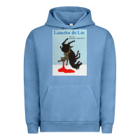 Pigment Pebble Blue lancelot du lac   robert bresson film Urban Hoodie - lanVoArt
