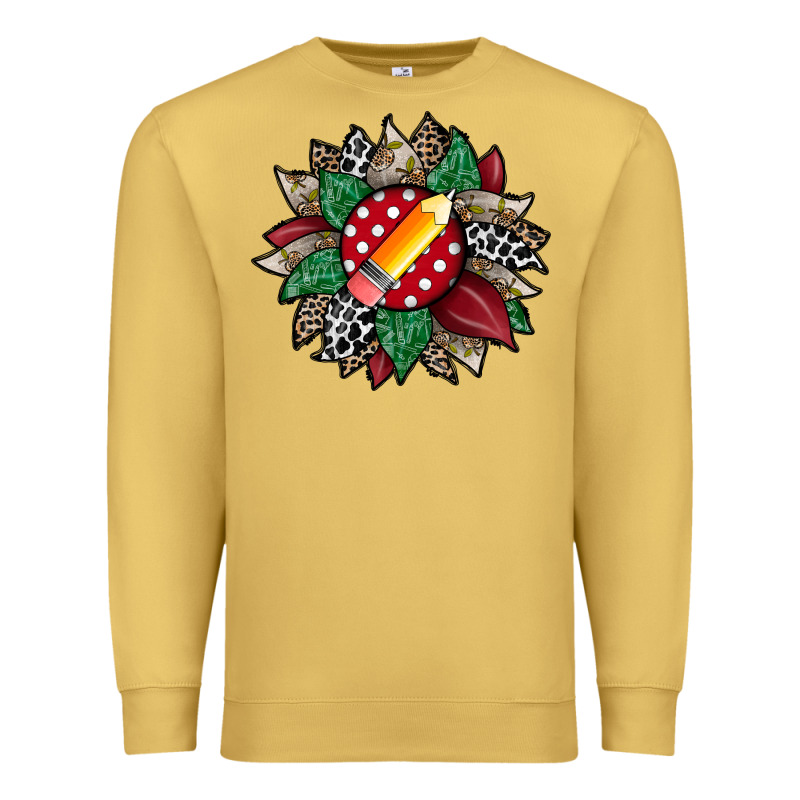 Teacher Sunflower Premium Sweatshirt by RacoonDesign | Teevron