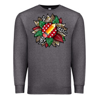 Charcoal Heather teacher sunflower Premium Sweatshirt - RacoonDesign