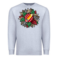 Heather Grey teacher sunflower Premium Sweatshirt - RacoonDesign