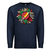 Navy teacher sunflower Premium Sweatshirt - RacoonDesign