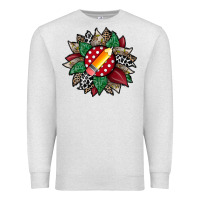 Oatmeal Heather teacher sunflower Premium Sweatshirt - RacoonDesign