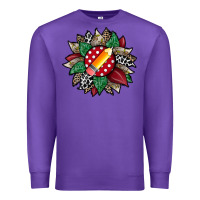 Purple teacher sunflower Premium Sweatshirt - RacoonDesign
