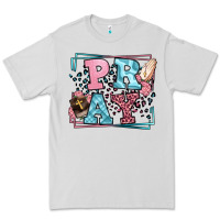 Dove Grey Pray leopard frame Premium Tee - LillyAllenDesigns