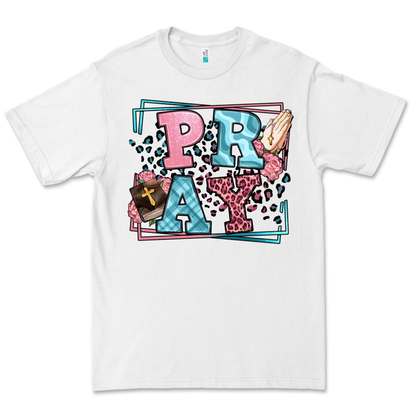 Pray Leopard Frame Premium Tee by LillyAllenDesigns | Teevron