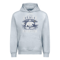 Heather Grey alaska the last frontier shirt   adventure alaskan home gift t shirt Urban Hoodie - lanVoArt