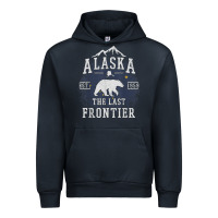 Navy alaska the last frontier shirt   adventure alaskan home gift t shirt Urban Hoodie - lanVoArt
