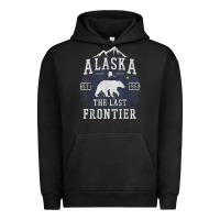 Pigment Black alaska the last frontier shirt   adventure alaskan home gift t shirt Urban Hoodie - lanVoArt
