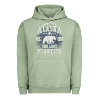 Pigment Oil Green alaska the last frontier shirt   adventure alaskan home gift t shirt Urban Hoodie - lanVoArt