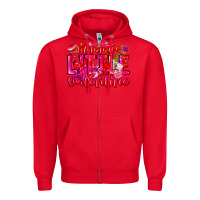 Mommy's Little Valentine Zipper Hoodie | Teevron