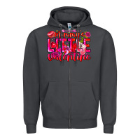 Smoke Mommy's Little Valentine Zipper Hoodie - CowhideDigitalArt